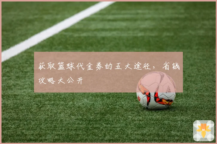 获取篮球代金券的五大途径，省钱攻略大公开